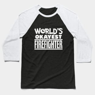 firefighter Baseball T-Shirt